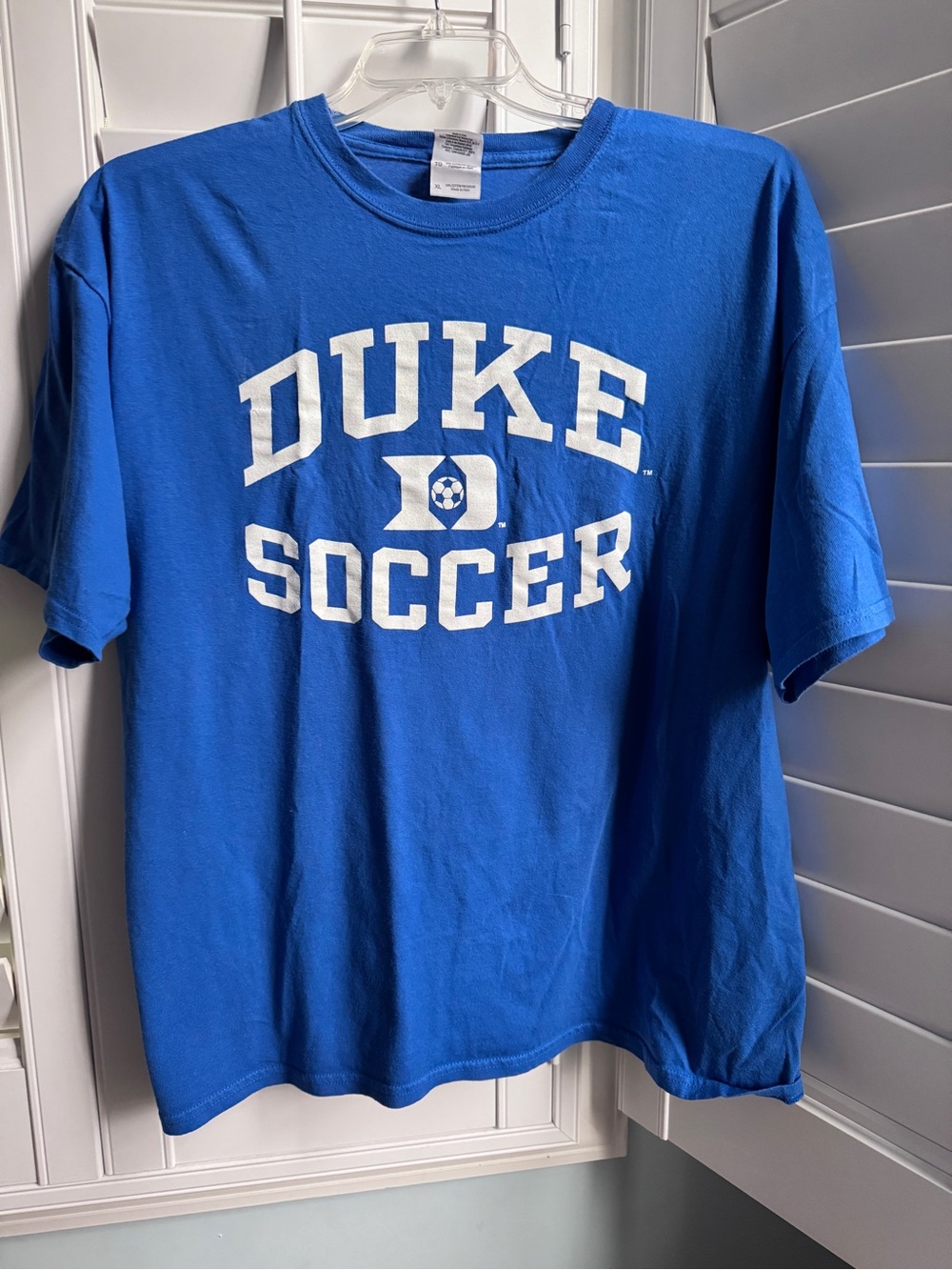 Duke Soccer tee shirt XL